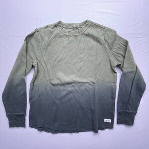 Gap Kids Boys Ombre Green Thermal Long sleeve Medium (8-9)